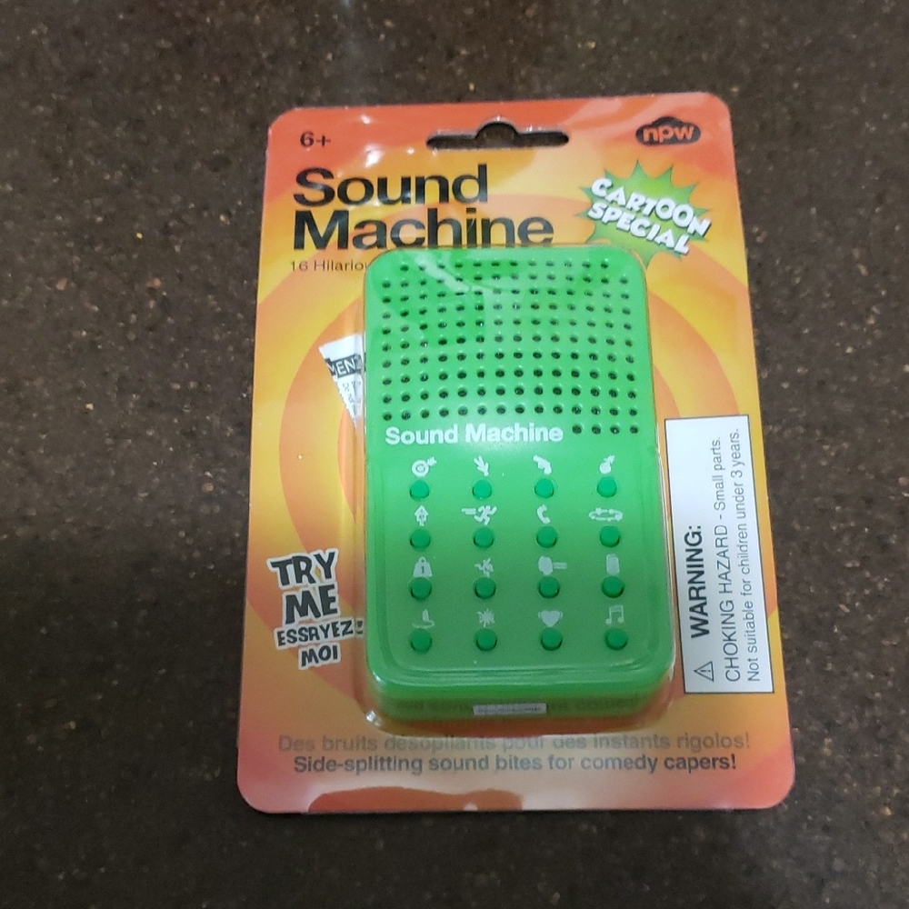 NPW Green Sound Machine Cartoon Special Toy Electronic Sound Effects NEW